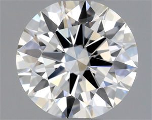 Picture of Natural Diamond 0.41 Carats, Round with Excellent Cut, I Color, VVS1 Clarity and Certified by GIA