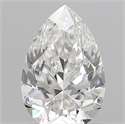 Diamante Natural 0.11 quilates, De pera , Color G, claridad VVS1 y certificado IGI