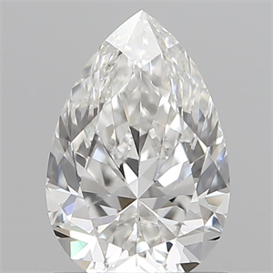 Foto Diamante Natural 0.11 quilates, De pera , Color G, claridad VVS1 y certificado IGI de