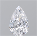 Natural Diamond 0.93 Carats, Pear with  Cut, D Color, VS2 Clarity and Certified by GIA