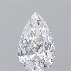 Picture of Natural Diamond 0.93 Carats, Pear with  Cut, D Color, VS2 Clarity and Certified by GIA