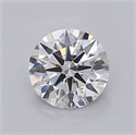 Lab Grown Diamond 1.02 Carats, Round with Ideal Cut, F Color, VVS2 Clarity and Certified by IGI