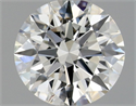 Natural Diamond 0.40 Carats, Round with Excellent Cut, H Color, IF Clarity and Certified by GIA