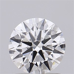 Picture of Lab Grown Diamond 1.02 Carats, Round with Ideal Cut, D Color, VVS1 Clarity and Certified by IGI