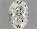 Natural Diamond 1.01 Carats, Oval with  Cut, J Color, VVS2 Clarity and Certified by GIA