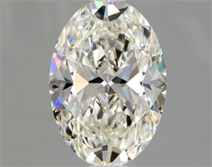 Picture of Natural Diamond 1.01 Carats, Oval with  Cut, J Color, VVS2 Clarity and Certified by GIA