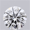 Lab Grown Diamond 1.06 Carats, Round with Ideal Cut, E Color, VVS1 Clarity and Certified by IGI