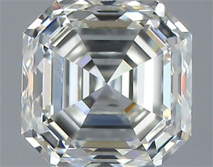 Picture of Natural Diamond 1.18 Carats, Asscher with  Cut, J Color, VVS1 Clarity and Certified by GIA
