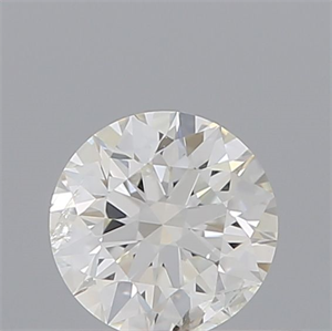 Picture of Natural Diamond 0.40 Carats, Round with Excellent Cut, H Color, I1 Clarity and Certified by IGI