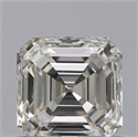 Natural Diamond 0.70 Carats, Asscher with  Cut, F Color, VVS2 Clarity and Certified by IGI