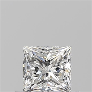Foto Diamante Natural 0.51 quilates, Princesa , Color F, claridad VVS2 y certificado GIA de