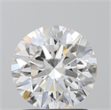 Diamante Natural 1.52 quilates, Redondo , Color E, claridad VVS1 y certificado GIA