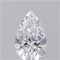 Natural Diamond 3.08 Carats, Pear with  Cut, D Color, FL Clarity and Certified by GIA