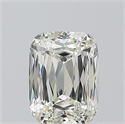 Natural Diamond 1.01 Carats, Cushion with  Cut, K Color, SI1 Clarity and Certified by GIA