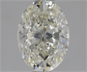 Natural Diamond 1.40 Carats, Oval with  Cut, J Color, VS1 Clarity and Certified by GIA