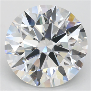 Picture of Lab Grown Diamond 6.13 Carats, Round with Ideal Cut, D Color, FL Clarity and Certified by IGI