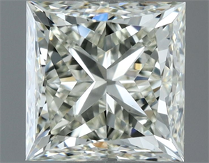 Picture of Natural Diamond 1.00 Carats, Princess with  Cut, I Color, VVS1 Clarity and Certified by IGI