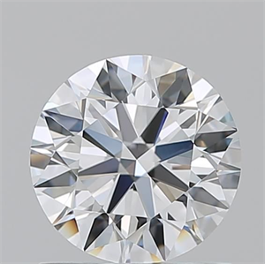 Picture of Natural Diamond 1.04 Carats, Round with Excellent Cut, E Color, VVS1 Clarity and Certified by GIA