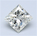 Diamante Natural 1.02 quilates, Princesa , Color J, claridad VS1 y certificado GIA