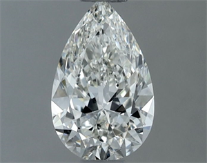 Picture of Natural Diamond 0.50 Carats, Pear with  Cut, H Color, VVS1 Clarity and Certified by GIA
