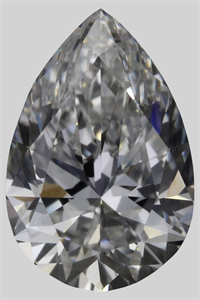 Picture of Natural Diamond 0.51 Carats, Pear with  Cut, E Color, VVS2 Clarity and Certified by GIA