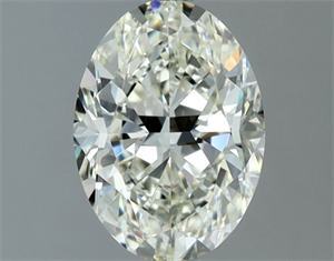 Picture of Natural Diamond 1.20 Carats, Oval with  Cut, J Color, VS1 Clarity and Certified by IGI