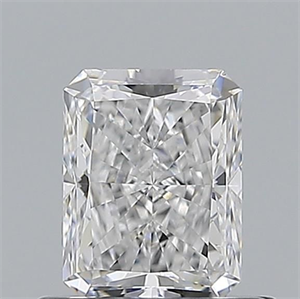 Picture of Natural Diamond 0.70 Carats, Radiant with  Cut, D Color, SI1 Clarity and Certified by GIA