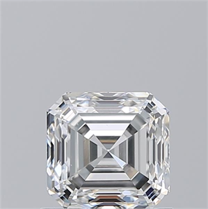 Foto Diamante Natural 1.01 quilates, Asscher , Color F, claridad VS2 y certificado GIA de