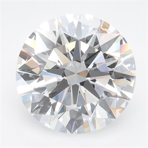 Picture of Lab Grown Diamond 3.07 Carats, Round with Ideal Cut, D Color, VVS1 Clarity and Certified by IGI