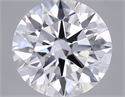 Lab Grown Diamond 3.30 Carats, Round with Ideal Cut, D Color, VVS2 Clarity and Certified by IGI