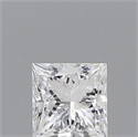 Diamante Natural 0.30 quilates, Princesa , Color E, claridad SI2 y certificado GIA