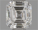 Natural Diamond 0.50 Carats, Asscher with  Cut, E Color, SI1 Clarity and Certified by IGI
