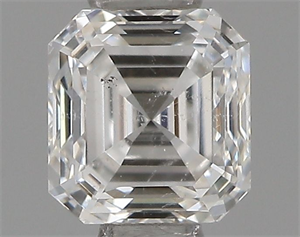 Picture of Natural Diamond 0.50 Carats, Asscher with  Cut, E Color, SI1 Clarity and Certified by IGI