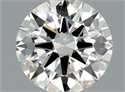 Natural Diamond 0.50 Carats, Round with Excellent Cut, I Color, VVS2 Clarity and Certified by GIA
