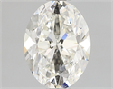 Natural Diamond 1.01 Carats, Oval with  Cut, J Color, SI1 Clarity and Certified by GIA