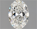 Natural Diamond 0.50 Carats, Oval with  Cut, F Color, VS2 Clarity and Certified by GIA