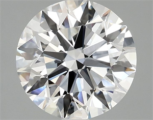 Picture of Lab Grown Diamond 2.52 Carats, Round with Excellent Cut, E Color, VVS2 Clarity and Certified by IGI