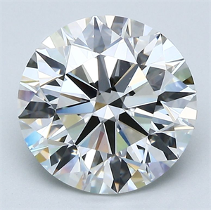 Picture of Natural Diamond 3.60 Carats, Round with Excellent Cut, G Color, VS1 Clarity and Certified by GIA