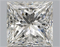 Natural Diamond 1.51 Carats, Princess with  Cut, H Color, SI2 Clarity and Certified by GIA