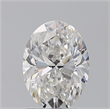 Natural Diamond 1.50 Carats, Oval with  Cut, F Color, SI2 Clarity and Certified by GIA