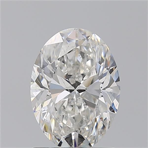 Picture of Natural Diamond 1.50 Carats, Oval with  Cut, F Color, SI2 Clarity and Certified by GIA