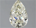 Natural Diamond 1.48 Carats, Pear with  Cut, L Color, SI1 Clarity and Certified by GIA