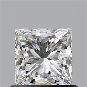 Picture of Natural Diamond 0.73 Carats, Princess with  Cut, G Color, VVS2 Clarity and Certified by GIA
