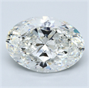 Diamante Natural 6.02 quilates, Ovalado , Color H, claridad VS1 y certificado GIA