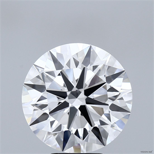 Picture of Lab Grown Diamond 7.35 Carats, Round with Excellent Cut, F Color, VVS2 Clarity and Certified by IGI
