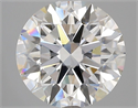 Del inventario de diamantes de laboratorio, 4.03 quilates, Redondo , Color F, claridad VS1 y certificado IGI