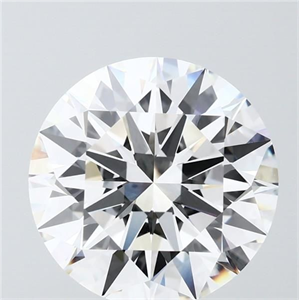 Picture of Lab Grown Diamond 7.02 Carats, Round with Ideal Cut, F Color, VVS2 Clarity and Certified by IGI