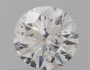 Foto Diamante Natural 0.50 quilates, Redondo , Color E, claridad SI2 y certificado GIA de