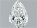Natural Diamond 1.00 Carats, Pear with  Cut, G Color, SI2 Clarity and Certified by GIA