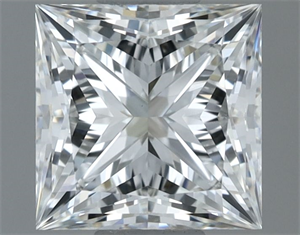 Picture of Natural Diamond 1.01 Carats, Princess with  Cut, G Color, VVS2 Clarity and Certified by GIA